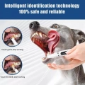 Pet Ultrasonic Teeth Cleaner Dog Electric Teeth Cleaning Tool Home Dentistry Tartar Remover (Černý)