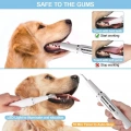Pet Ultrasonic Teeth Cleaner Dog Electric Teeth Cleaning Tool Home Dentistry Tartar Remover (Černý)