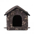 Outdoor Voděodolný Oxfordskej Pet Nest Stan pro Zvířata, Velikost: S (Listy)