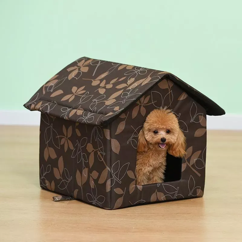 Outdoor Voděodolný Oxfordskej Pet Nest Stan pro Zvířata, Velikost: S (Listy)