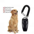 2v1 Pet Training Clicker a Psí Píšťalka s Dlouhým Náramkem (Oranžová)