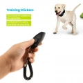 2v1 Pet Training Clicker a Psí Píšťalka s Dlouhým Náramkem (Oranžová)