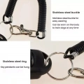 2v1 Pet Training Clicker a Psí Píšťalka s Dlouhým Náramkem (Oranžová)