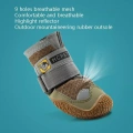 HCPET Psí Boty 4 ks - Prodyšné Šedé (Velikost No.8, 7.5cm)