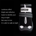 HCPET Psí Boty 4 ks - Prodyšné Šedé (Velikost No.8, 7.5cm)