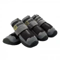 HCPET Psí Boty 4 PCS - Prodyšné a Ochranné (Šedé, Velikost č. 5, 6 cm)