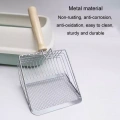 Metal Cat Litter Scoop s Filtračním Rozdělením, Růžové Zlato