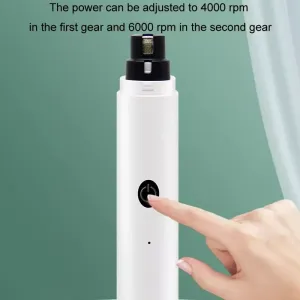 Pet Fully Automatic Nail Grinder With LED Light (2nd Generation Blue)