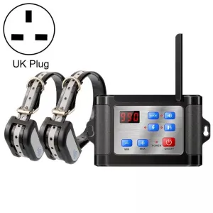 Bezdrátový elektronický plot pro domácí zvířata s nočním reflexním obojkem, UK Plug