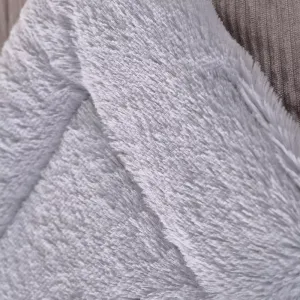 Dvoustranná podložka pro domácí zvířata - Teplý psí pelíšek, velikost M (krátký plyš, růžový)