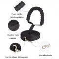 2.5cm x 3m Vodítko pro psy - Sledovací obojek s prodloužením (černé)