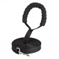 2.5cm x 3m Vodítko pro psy - Sledovací obojek s prodloužením (černé)