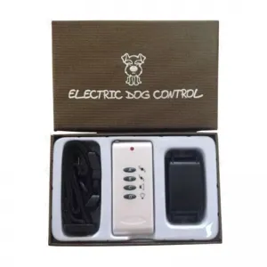 Elektronický obojek pro psy s dálkovým ovládáním (bílý)