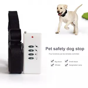 Elektronický obojek pro psy s dálkovým ovládáním (bílý)