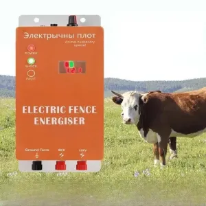 Elektrický ohradník na dobytek 30 km s alarmem, 12V - Vysoké napětí pro farmářské použití