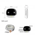 ReachFar RF-V47 Mini GPS sledovač pro domácí mazlíčky s LED světlem a silikonovým pouzdrem (Černý)
