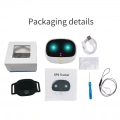ReachFar RF-V47 Mini GPS sledovač pro domácí mazlíčky s LED světlem a silikonovým pouzdrem (Černý)