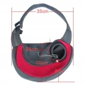 Sling taška pro psy a kočky, hands-free, modrá, velikost S