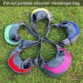 Sling taška pro psy a kočky, hands-free, modrá, velikost S