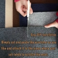 30 x 100 cm Úprava Samolepicí Kočičí Škrabací Rohož - DIY Kočičí Škrabadlo (Tmavě Šedé)