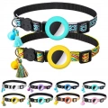 Barevný zvonkový střapec pro pet collar s Airtag trackerem (zelený)
