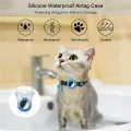 Barevný zvonkový střapec pro pet collar s Airtag trackerem (zelený)