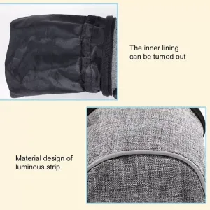 LDLC Outdoor Pet Snack Bag Oxford Cloth Reflective Dog Training Bag - Světle šedá