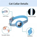 Ochranný obal na tracker Airtag pro PET PU obojek, velikost S (černý)
