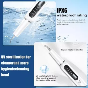 Pet Ultrasonic Teeth Cleaner - Elektrický čistič zubů pro psy - Odstraňovač zubního kamene (Bílý)