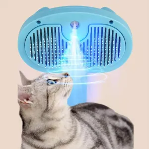 Antibakteriální masážní hřeben Pet Blue Light (Růžový) – Péče o zvířata