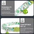 Držák na obojek pro AirTag - design s potiskem, modrý deštný prales