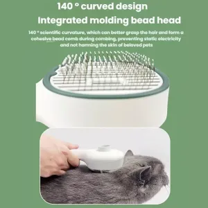 Hřeben pro odstranění chlupů Pets Floating – šedý (UV sterilizace)