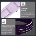 Nylonový obojek pro psa s AirTag, neoprénová podšívka, reflexní, velikost XL (královsky modrá)