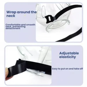 Obojek pro kočky Cat Space Hood Anti-Bite s Krytem na Nohy, Velikost: Velká Světle Modrá