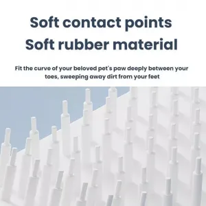 Pet Bath Cleaning Beauty Foot Wash Cup (Modro-Bílý)