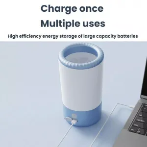 Pet Bath Cleaning Beauty Foot Wash Cup (Modrý)