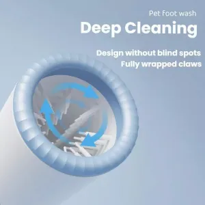 Pet Bath Cleaning Beauty Foot Wash Cup (Modrý)