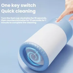 Pet Bath Cleaning Beauty Foot Wash Cup (Modrý)