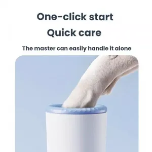 Pet Bath Cleaning Beauty Foot Wash Cup (Růžová Bílá)