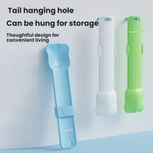Pet Feeder Squeezes Cat Snack Tableware (Modrá)