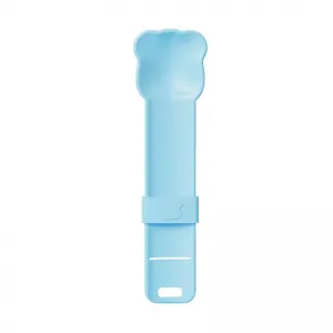 Pet Feeder Squeezes Cat Snack Tableware (Modrá)