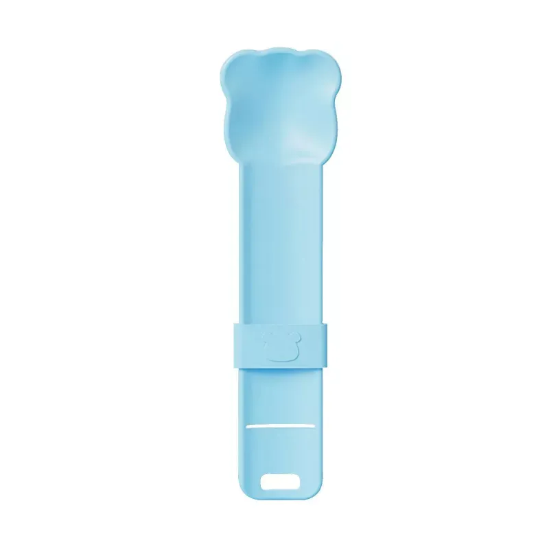 Pet Feeder Squeezes Cat Snack Tableware (Modrá)