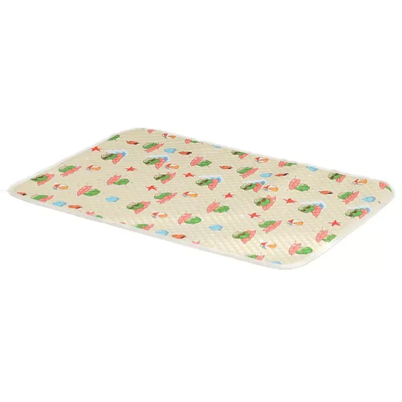 Podložka pro kočky a psy 65x50cm - Lehká žlutá s kokosovým surfingem