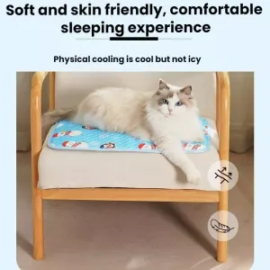 Podložky pro kočky a psy 78x55 cm - Světle žluté kokosové surfařské