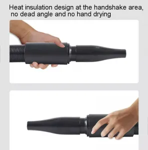 2100W Sušička psí srsti s plynulou regulací rychlosti a integrovaným vysavačem 220V EU (Pure Black)