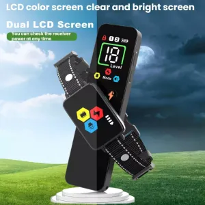 Color Screen Shock Collar - Vzdálené ovládání pro výcvik psů (1 set)