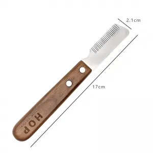 HOP Terrier Dog Plucking Knife - Nástroj pro úpravu a holení psů
