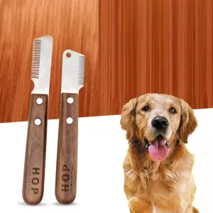 HOP Terrier Dog Plucking Knife - Nástroj pro úpravu a holení psů
