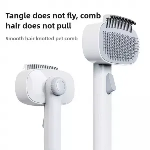 Pet Detangling Comb – Konečný nástroj pro úpravu srsti (Bílá Šedá)