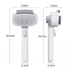 Pet Detangling Comb – Konečný nástroj pro úpravu srsti (Bílá Šedá)